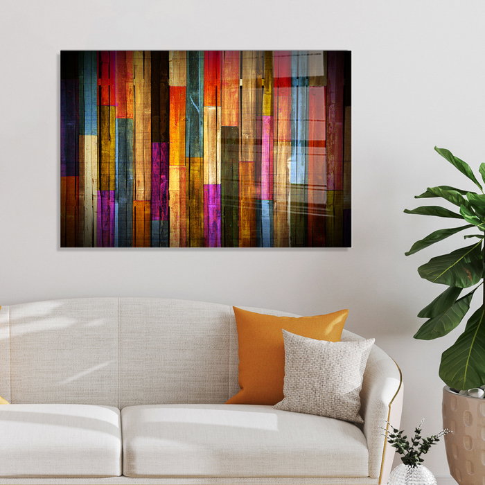 Wallity Cuadro Decorativo de Vidrio Templado Multicolor 70 x 100 cm Wallity Cuadro Decorativo de Vidrio Templado Multicolor 70 x 100 cm